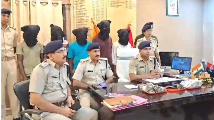 193 किलो गांजा के साथ 5 तस्कर गिरफ्तार