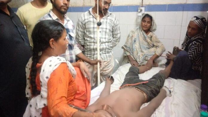 बिजली करंट के चपेट में आने से किशोर झुलसा