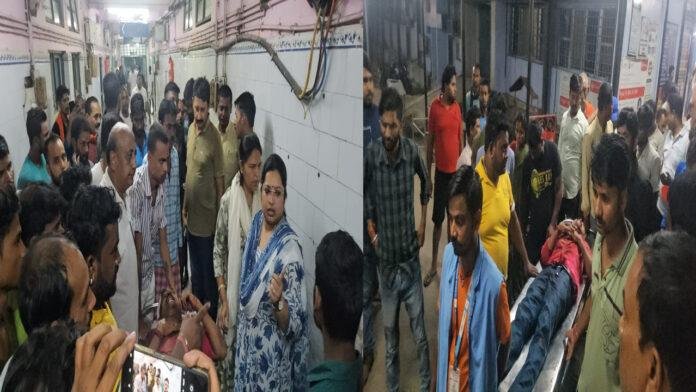 BJP Leader नशेड़ियों व अपराधियों का तांडव, BJP नेता पर बम से हमला, सड़क पर गिरे तो चाकू से गोदा