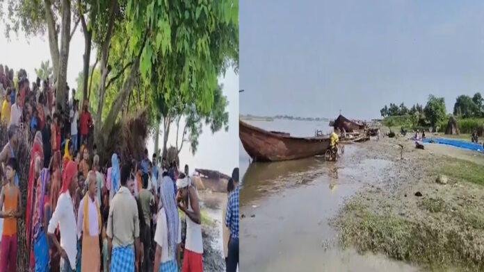 शिक्षकों से भरी नाव गंडक नदी में पलटी, 15 से अधिक लोग थे सवार