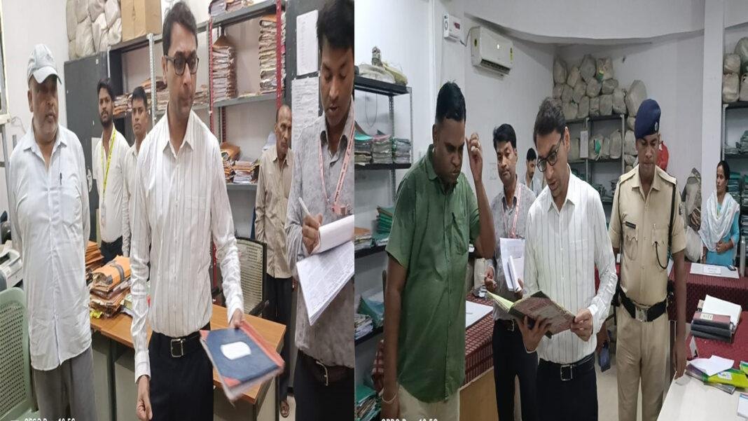 भोजपुर के नए जिलाधिकारी ने DM कार्यालय का किया निरीक्षण