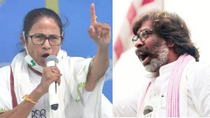 Ranchi : फिर आमने-सामने सीएम हेमंत सोरेन और ममता बनर्जी, झारखंड से वाहनों का आवागमन बंद...