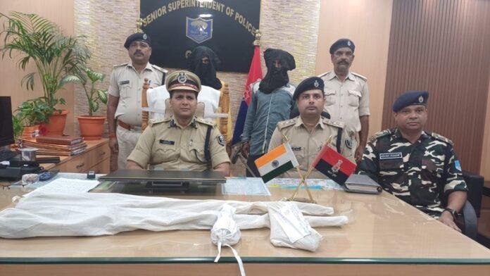 गया पुलिस और STF की बड़ी कार्रवाई, अवैध हथियार के साथ 2 नक्सली गिरफ्तार