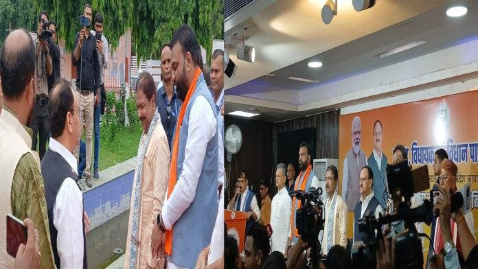 Breaking : सप्तमूर्ति पर माल्यार्पण करने के बाद पार्टी दफ्तर पहुंचे नड्डा
