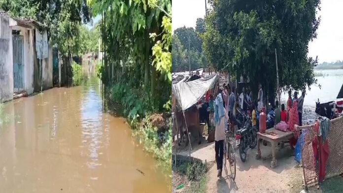 Khagria Barh बाढ़ से लोग काफी परेशान, खगड़िया के लगभग हर प्रखंड में जलभराव