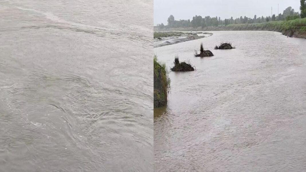 बूढ़ी गंडक नदी में लगातार बढ़ रहा है जलस्तर, ज्यादातर गांव का हुआ कटाव