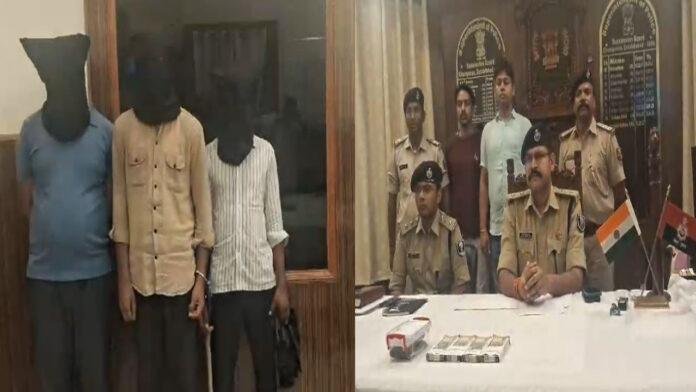 IB और केंद्रीय एजेंसी के इंटेलिजेंस पर जाली नोट के साथ 3 तस्कर गिरफ्तार