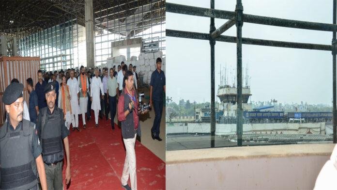 CM नीतीश ने पटना के नवनिर्मित एयरपोर्ट टर्मिनल भवन का किया निरीक्षण