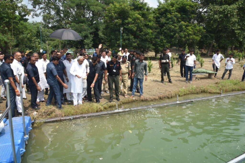 CM नीतीश ने छपरा के मढ़ौरा में नव निर्मित 2 छात्रावासों को किया उद्घाटन | 22Scope News Nitish Chapra 22Scope News