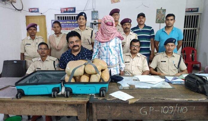 Ranchi स्टेशन से 13 किलो गांजा के साथ एक गिरफ्तार, ट्रॉली में...