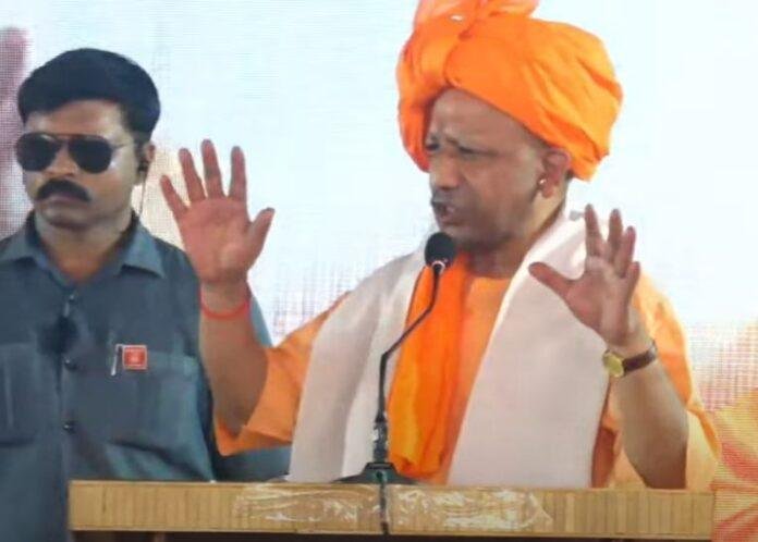 पश्चिम त्रिपुरा में यूपी के सीएम योगी आदित्यनाथ