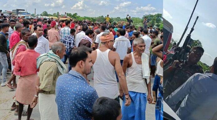 Muzaffarpur में बाढ़ पीड़ित और पुलिस में झड़प, लाठीचार्ज और....