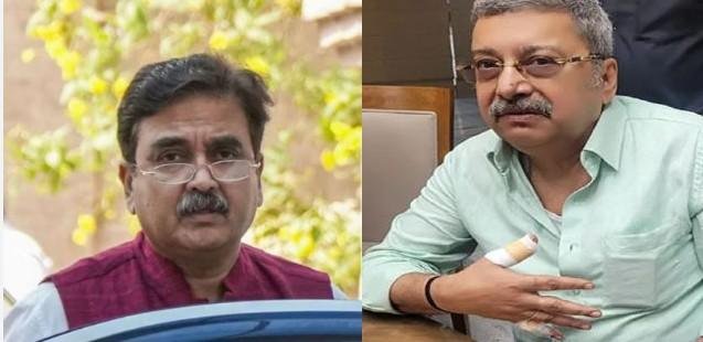 भाजपा सांसद अभिजीत गंगोपाध्याय और टीएमसी सांसद कल्याण बनर्जी
