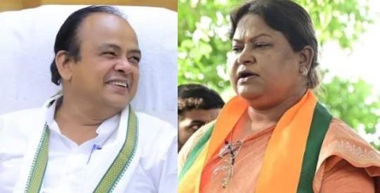 इरफान अंसारी और सीता सोरेन की फाइल फोटो