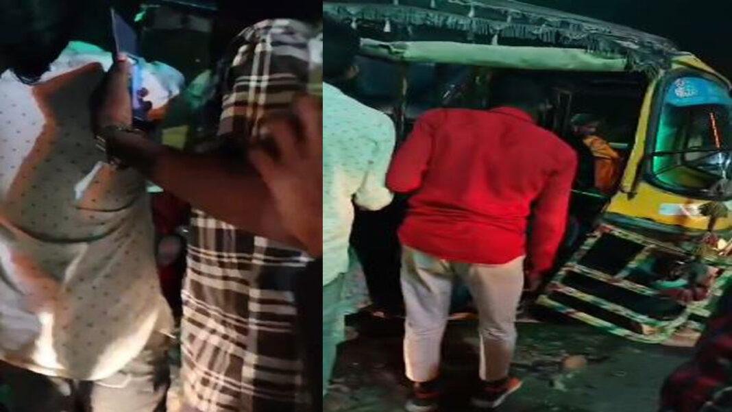 नरकटियागंज फ्लाई ओवर ब्रिज पर भीषण सड़क हादसा, 4-5 यात्री गंभीर रूप से घायल