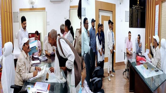 जिलाधिकारी के जनता दरबार में 80 मामलों की हुई सुनवाई, हुआ ऑन-द-स्पॉट समाधान