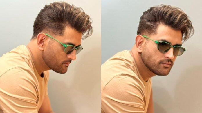 MS Dhoni का नया Hair Style, सोशल मीडिया पर वायरल...