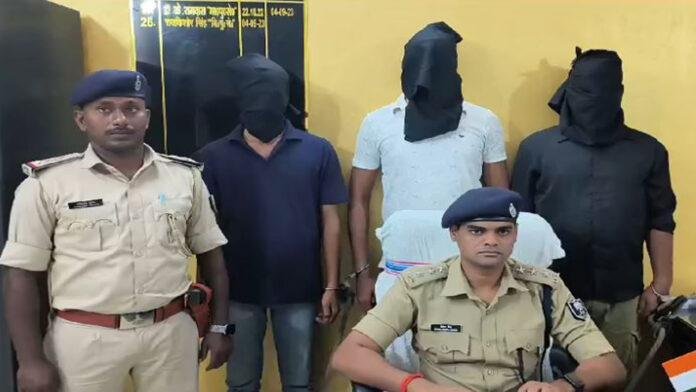 गंभीर अपराध को अंजाम देने से पहले 3 अपराधी गिरफ्तार