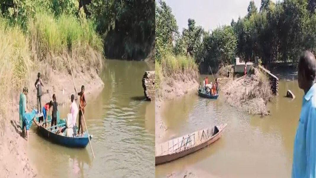 15 वर्षों से ध्वस्त पुल अपनी बेबसी पर बहा रहा है आंसू
