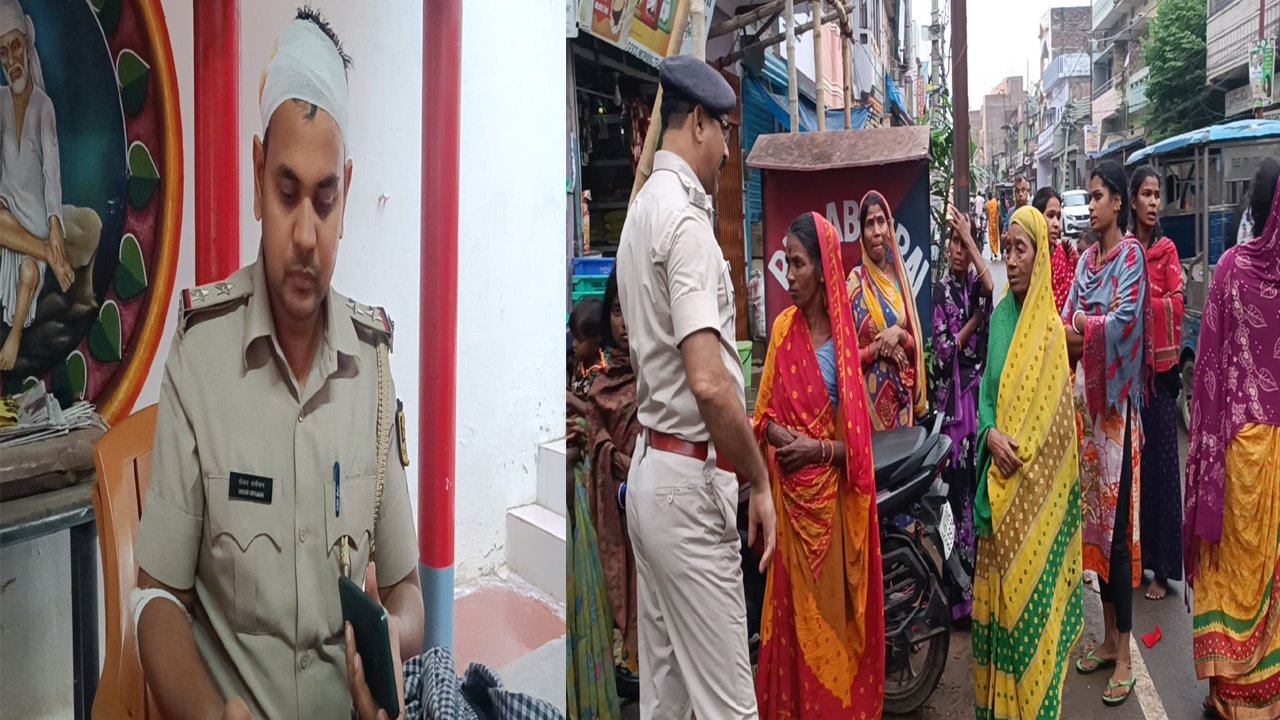 छापेमारी करने गई पुलिस टीम पर हमला, घटना में अपर थाना प्रभारी घायल