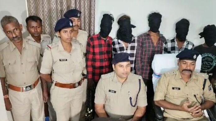 आपराधिक वारदात को अंजाम देने पहुंचे 5 अपराधी हथियार, कारतूस के साथ गिरफ्तार