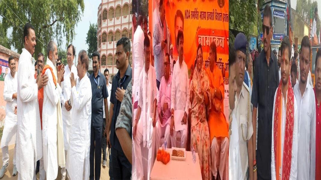 NDA उम्मीदवार विशाल प्रशांत नेTarari उपचुनाव के लिए किया नामांकन