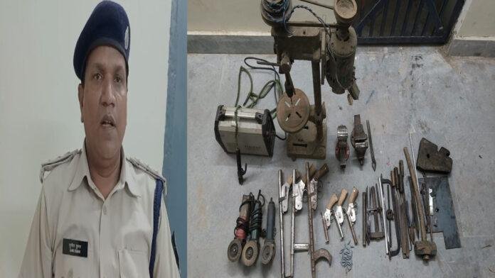 Nawada Police अवैध मिनी गन फैक्ट्री पर STF ने बोला धावा, भारी मात्रा में निर्मित व अर्द्ध निर्मित शस्त्र बरामद