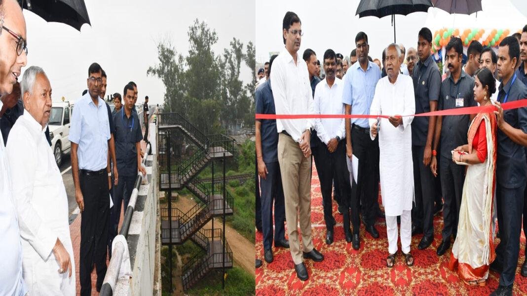 मुख्यमंत्री ने दनियावां में बाइपास आरओबी का किया उद्घाटन