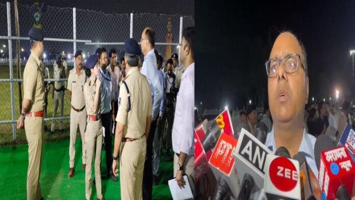 रावण वध को लेकर पटना के DM और SSP ने गांधी मैदान का किया निरीक्षण