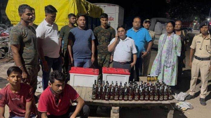 जिला मद्य निषेध विभाग की कार्रवाई, भारी मात्रा में पकड़ी गई नकली शराब