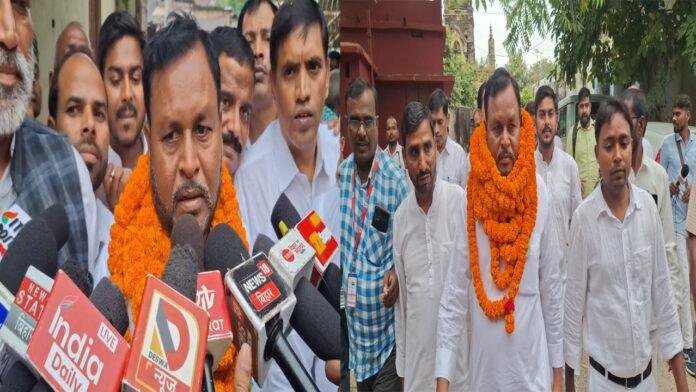 इमामगंज विधानसभा क्षेत्र से राजद प्रत्याशी रौशन मांझी ने किया नामांकन