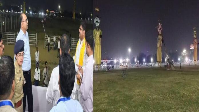 पटना के ऐतिहासिक गांधी मैदान में आज होगा रावण वध, तैयारी पूरी