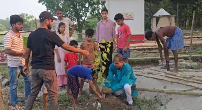 पुत्र के Birthday पर किया पौधारोपण, किया लोगों से आह्वान