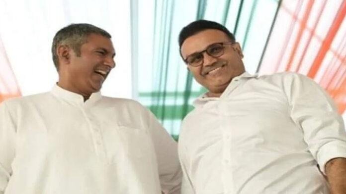 हरियाणा विधानसभा चुनाव : प्रचार में उतरे पूर्व क्रिकेटर सहवाग