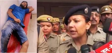 Bahraich Update : Encounter में Communal Violence के दो आरोपी नेपाल सीमा पर घायल, कुल 5 गिरफ्तार बहराइच हिंसा के आरोपियों के साथ हुए एनकाउंटर की जानकारी देतींं एसपी बृंदा शुक्ला।
