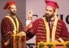 दीक्षांत संबोधन देते केंद्रीय मंत्री चिराग पासवान