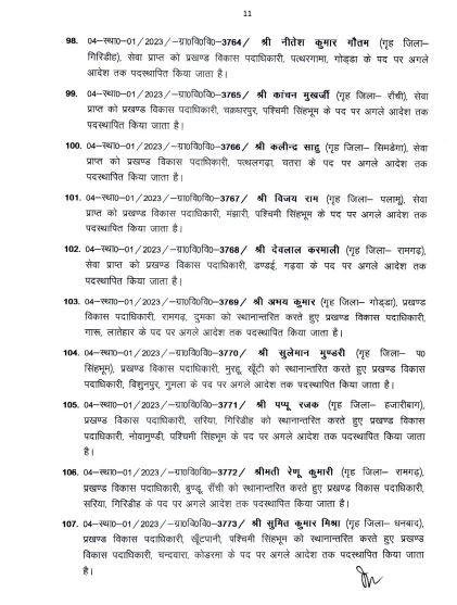 तबादला 11 22Scope News