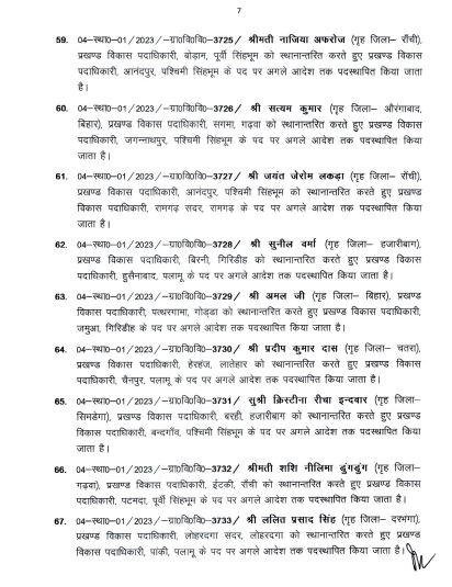 तबादला 7 22Scope News