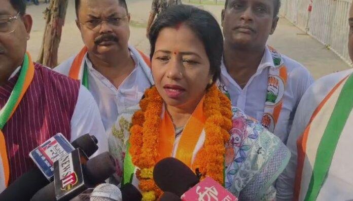 Ramgarh Assembly Seat : इंडिया गठबंधन की प्रत्याशी ममता देवी ने किया नामांकन..