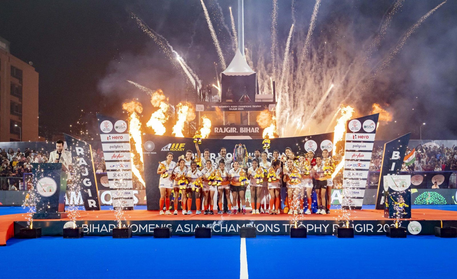 Hockey Championship अपने नाम करने वाली शेरनियों को बिहार सरकार करेगी सम्मानित, सीएम ने की घोषणा