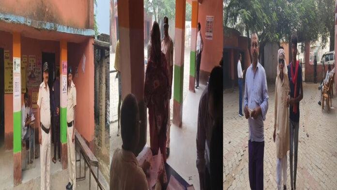 तरारी विधानसभा उपचुनाव को लेकर मतदान शुरू, लोग लाइन में लगकर कर रहे वोटिंग