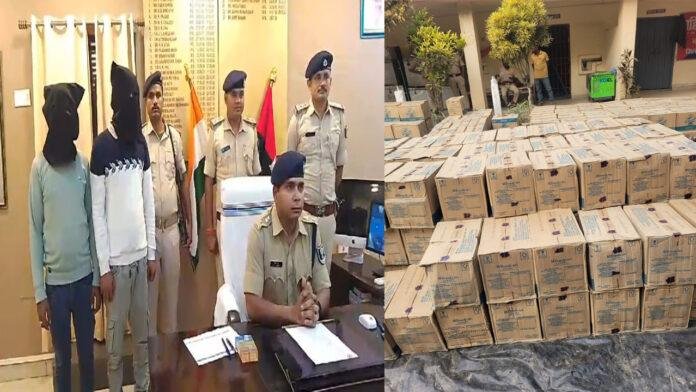 असम से बिहार लाया जा रहा था शराब, 2 तस्कर गिरफ्तार