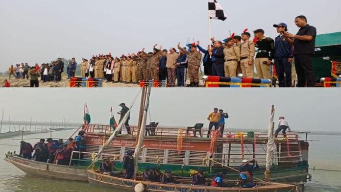 बेगूसराय में NCC विशेष नौका अभियान का शुभारंभ