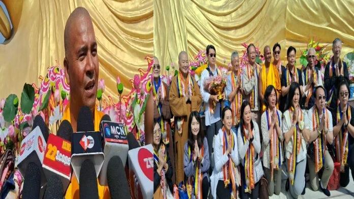 Bodhgaya बुद्धा इंटरनेशनल वेलफेयर मिशन की ओर से कठिन चिवरदान, संघदान व फेलिकेशन शिरोमणि 2024 का आयोजन