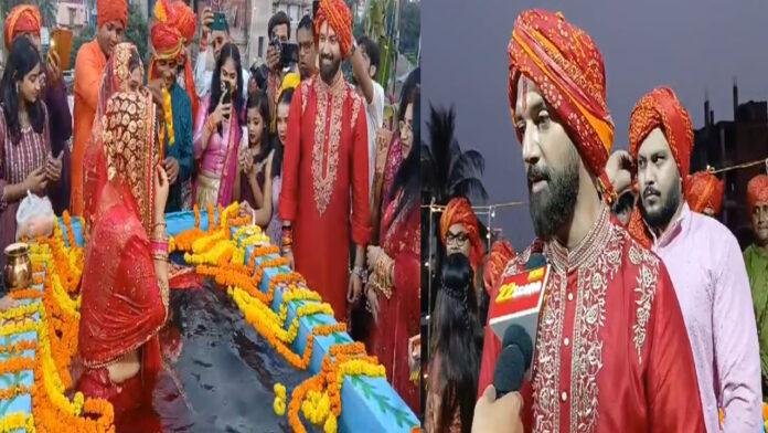 केंद्रीय मंत्री चिराग ने पटना स्थित आवास पर छठ पूजा की निभाईं रस्में