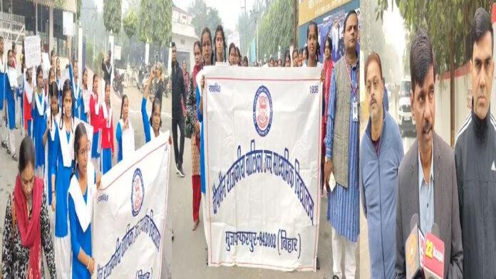 नशा मुक्ति दिवस पर निकली गई प्रभात फेरी
