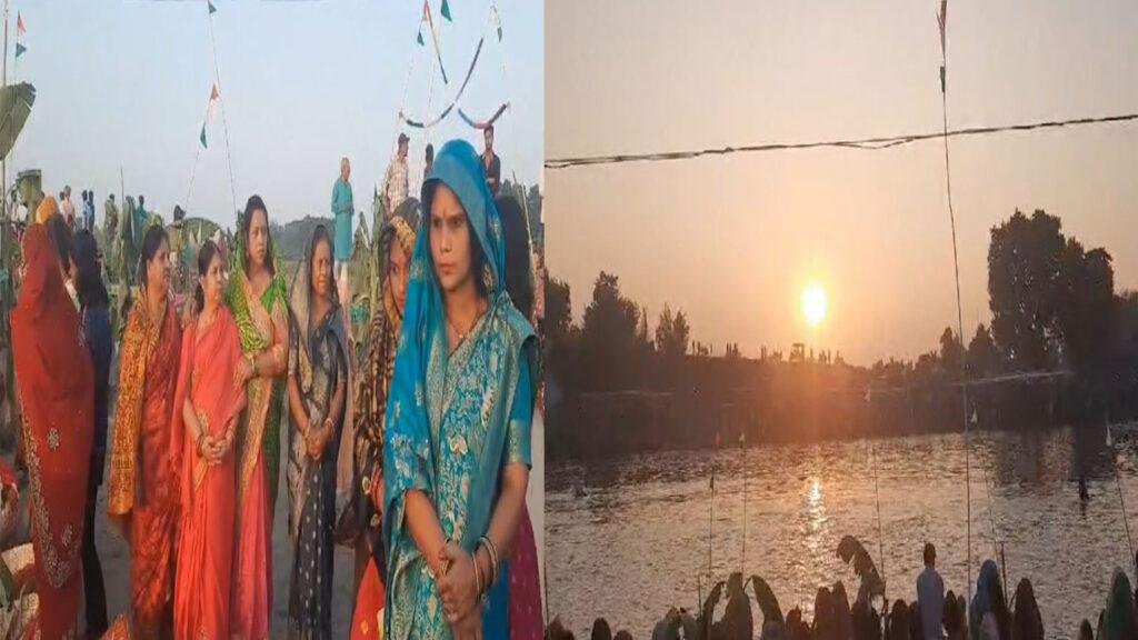 छठ गीतों से गूंज रहा बिहार, अर्घ्य देने के लिए जिले के हर घाटों पर छठव्रती की उमड़ी भीड़ | 22Scope News Madhepura Chhath 22Scope News
