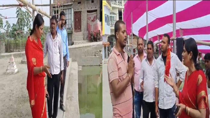 Mayor Garima Devi Sikariya महापौर ने उपनगर आयुक्त के साथ छठ घाटों का किया सघन निरीक्षण