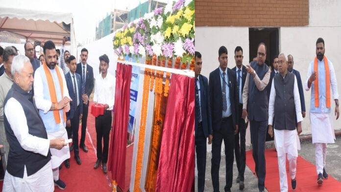 मुख्यमंत्री ने बख्तियारपुर में पाटलिपुत्र विश्वविद्यालय के प्रशासनिक भवन व शैक्षणिक भवन का किया शिलान्यास