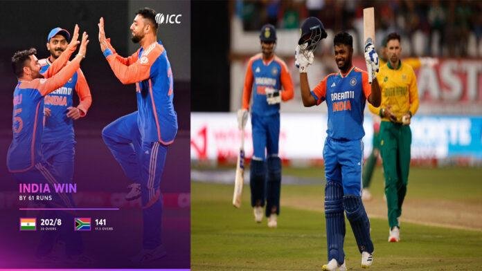 INDvsSA : संजू का डरबन में धमाका, टीम इंडिया की शानदार जीत